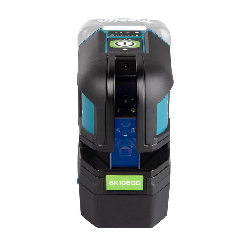 Nivelador laser de linhas cruzadas 25m resistente Água com bolsa suporte de parede sk106gdz makita