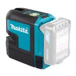Nivelador laser de linhas cruzadas 25m resistente Água com bolsa suporte de parede sk106gdz makita