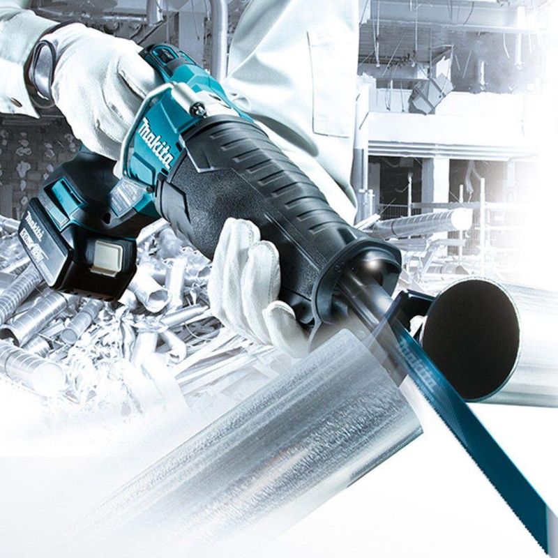 Serra sabre 18v li-ion 3000 golpes por min com 2 baterias carregador maleta djr187rfe makita