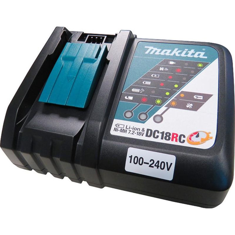Serra sabre 18v li-ion 3000 golpes por min com 2 baterias carregador maleta djr187rfe makita