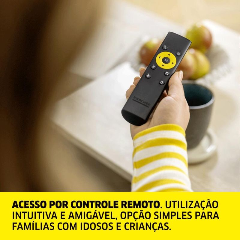 Robô aspirador de pó kärcher rcv 2 com navegação e controle remoto – bivolt karcher