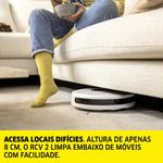 Robô aspirador de pó kärcher rcv 2 com navegação e controle remoto – bivolt karcher