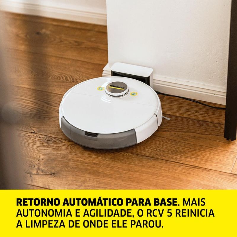 Robô aspirador de pó karcher rcv 5 - bivolt