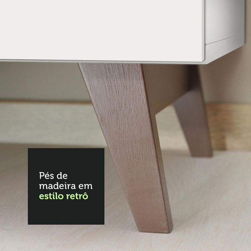 Cozinha completa madesa reims 235001 com armário e balcão - branco