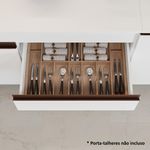 Cozinha completa madesa reims 260002 com armário e balcão - branco