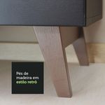 Cozinha completa de canto madesa reims 367001 com armário e balcão - preto