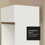 Cozinha completa de canto madesa reims 452001 com armário e balcão - branco