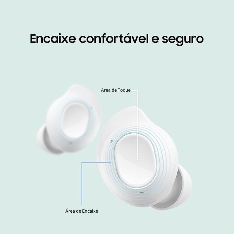 Fone de ouvido sem fio samsung galaxy buds fe - grafite