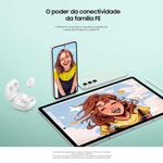 Fone de ouvido sem fio samsung galaxy buds fe - grafite