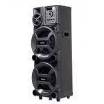 Caixa amplificadora amvox pesadão black aca 2201 com bluetooth, entradas usb, microfone e instrumentos - 2200w