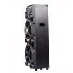 Caixa amplificadora amvox pesadão black aca 2201 com bluetooth, entradas usb, microfone e instrumentos - 2200w