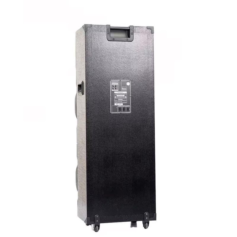 Caixa amplificadora amvox pesadão black aca 2201 com bluetooth, entradas usb, microfone e instrumentos - 2200w