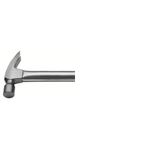 Martelo de unha 16oz tramontina master perfil reto cabo tubular aço especial