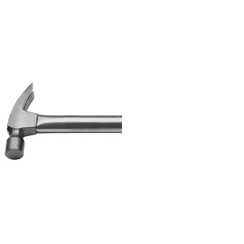 Martelo de unha 16oz tramontina master perfil reto cabo tubular aço especial