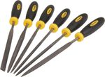 Jogo lima agulha 150mm cabo plástico com 6 peças vonder