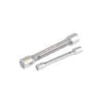 Jogo chave sextavada tubular reforçada 6-19mm stels 1377855 aço crv 40-46 hrc