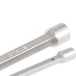 Jogo chave sextavada tubular reforçada 6-19mm stels 1377855 aço crv 40-46 hrc