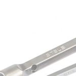 Jogo chave sextavada tubular reforçada 6-19mm stels 1377855 aço crv 40-46 hrc
