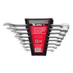 Jogo de chave combinada crv 6-19mm 8 peças aço crv 45 hrc mtx 154089