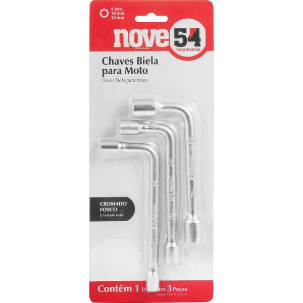 Jogo de chave biela para moto com 3 peças - nove54