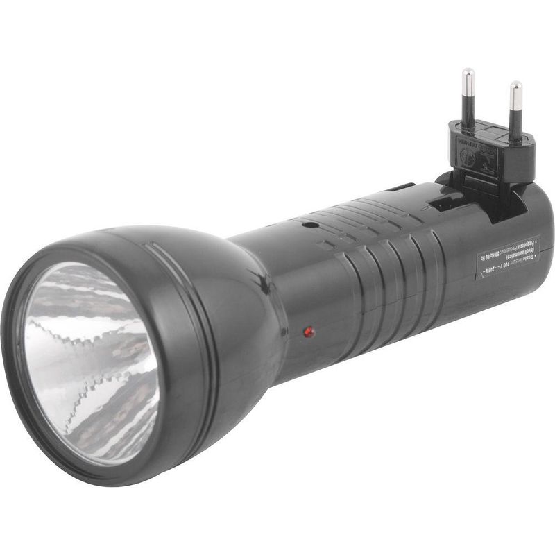Lanterna recarregável c/ 1 led + 6 leds biv lrv 180 vonder