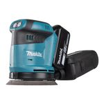 Lixadeira roto orbital bateria 18v 11000 oscilações por minuto adaptável a coletor  dbo180z makita