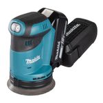 Lixadeira roto orbital bateria 18v 11000 oscilações por minuto adaptável a coletor  dbo180z makita