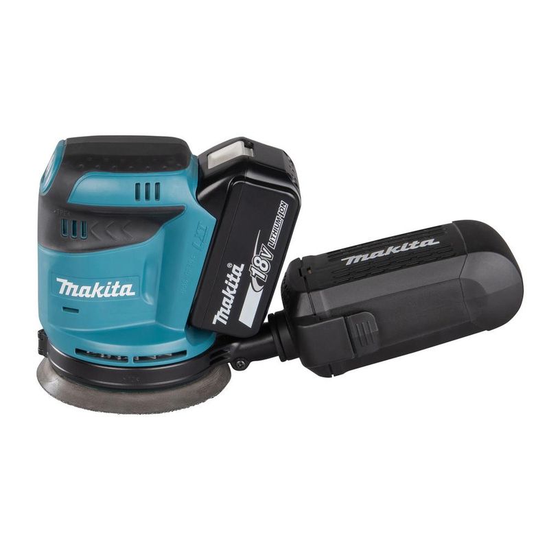 Lixadeira roto orbital bateria 18v 11000 oscilações por minuto adaptável a coletor  dbo180z makita