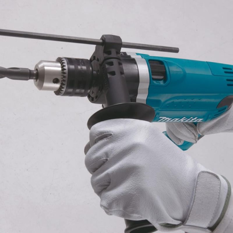 Furadeira de impacto 16mm 710w com chave mandril punho hp1630 127v makita