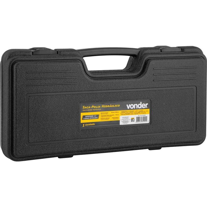 Jogo saca polia hidráulico 5t 50-275mm 3 garras vonder extração segura