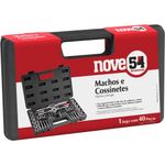 Jogo macho manual e cossinete com 40 peças nove54