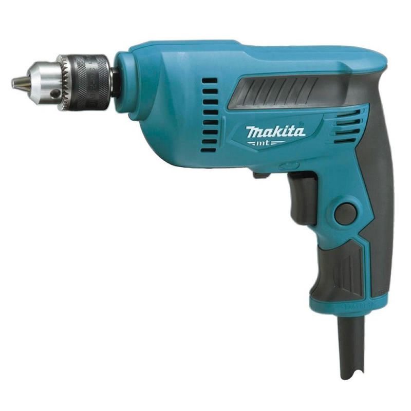 Furadeira industrial encaixe 3/8'' 450w rotação reversível com chave do mandril m6001b 220v makita