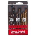 Furadeira de impacto 760w 1/2'' com punho lateral kit de brocas maleta hp1640kx1 220v makita