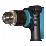Furadeira de impacto 760w 1/2'' com punho lateral kit de brocas maleta hp1640kx1 220v makita