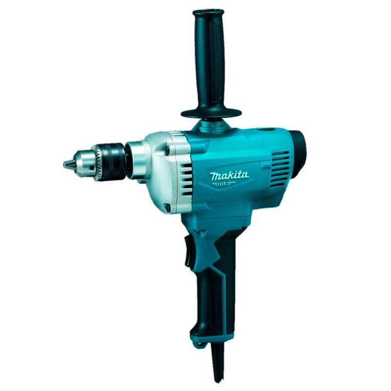 Furadeira elétrica industrial encaixe 1/2'' 750w com punho chave do mandril m6201b 220v makita
