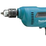 Furadeira industrial encaixe 3/8'' 450w rotação reversível com chave do mandril m6001b 127v makita