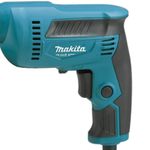 Furadeira industrial encaixe 3/8'' 450w rotação reversível com chave do mandril m6001b 127v makita