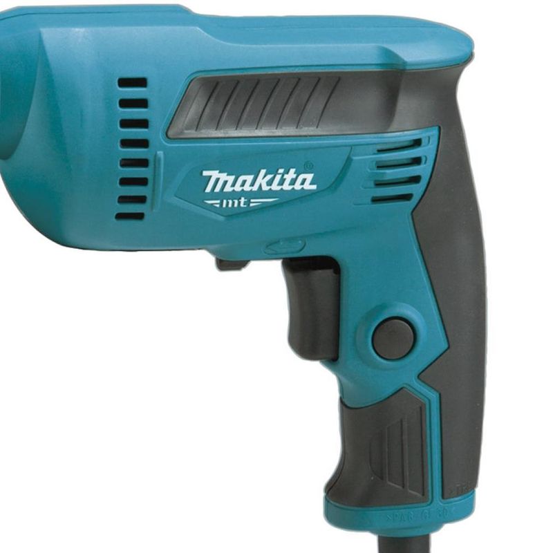 Furadeira industrial encaixe 3/8'' 450w rotação reversível com chave do mandril m6001b 127v makita