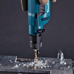 Furadeira de alta rotação 65mm 1/4'' 370w com chave do mandril ergônomica dp2010 220v makita