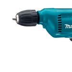 Furadeira 10mm 3/8'' 450w 3400 rpm rotação reversível mandril aperto rápido 6413 220v makita