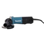 Esmerilhadeira angular 115mm industrial 840w chave punho 5 discos maleta 9557hpgx2 127v makita