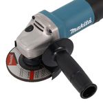 Esmerilhadeira angular 115mm industrial 840w chave punho 5 discos maleta 9557hpgx2 127v makita