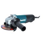 Esmerilhadeira angular 115mm industrial 840w chave punho 5 discos maleta 9557hpgx2 127v makita