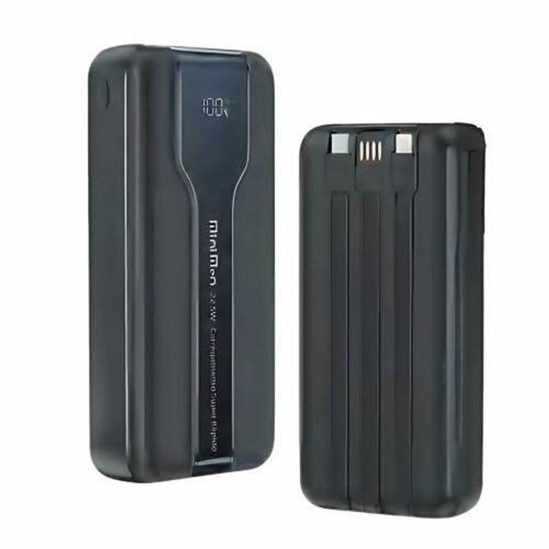 Carregador Portátil Power Bank Minimen 10000mah Carregamento Rápido 22,5w