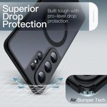 Capa Magnética Samsung Galaxy S25 Ultra Magsaf Proteção Lent