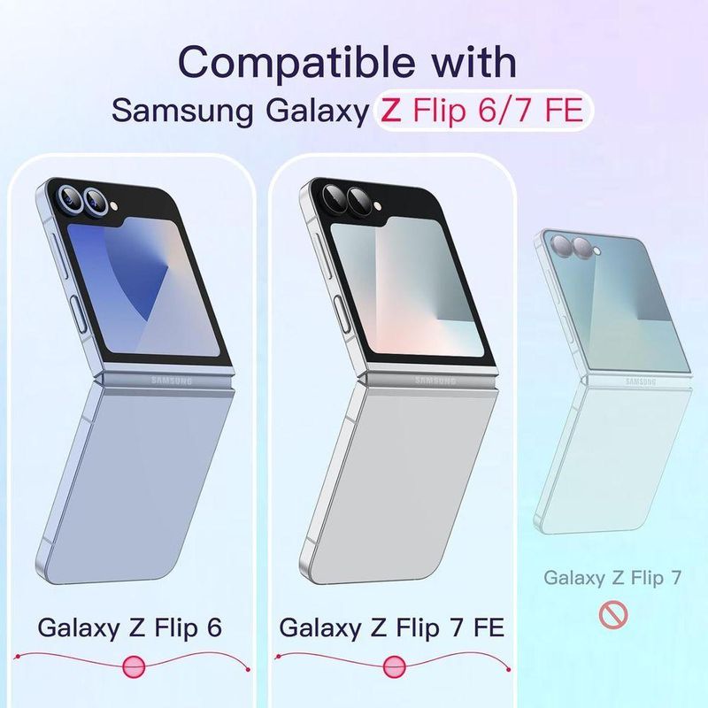 Capa Galaxy Z Flip7 Fe 2025 Z Flip 6 2024 Rígida Premium