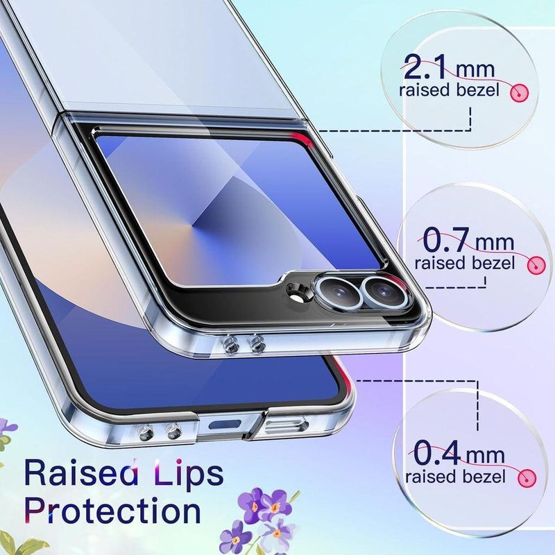 Capa Galaxy Z Flip7 Fe 2025 Z Flip 6 2024 Rígida Premium