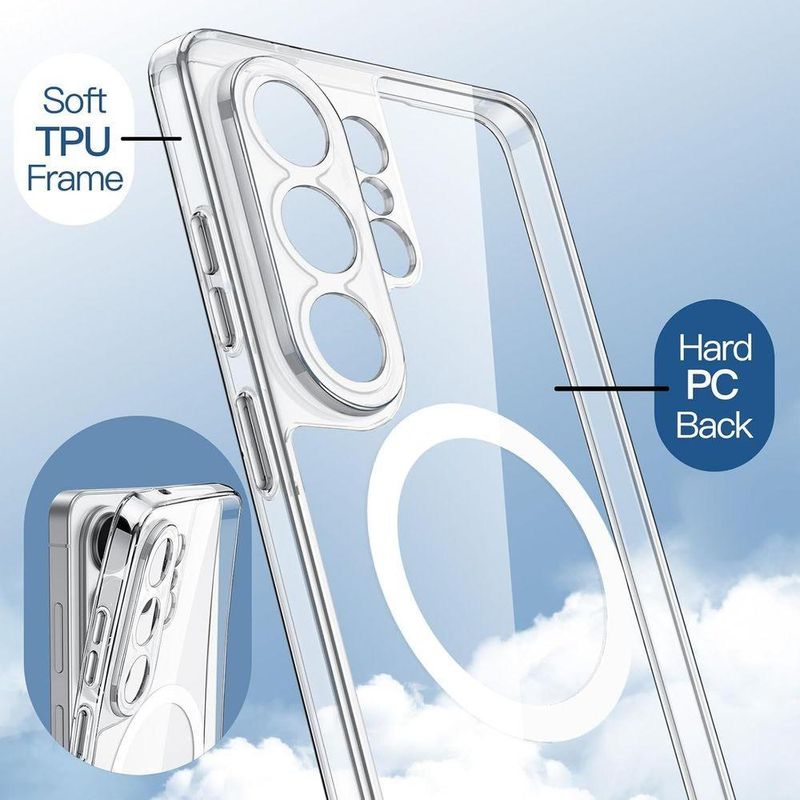 Capa Magnética Samsung S25 Ultra Magsafe Proteção Total Lent