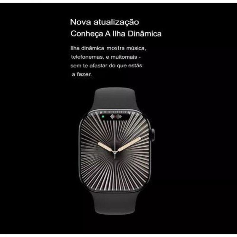 Smartwatch Microwear W10 Mini Pro 42mm Serie 10 2o Geração 2gb Amoled Chatgpt