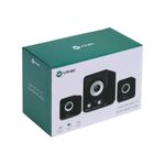 Caixa de Som 21 CXST11W 11W USB com Subwoofer e 2 Alto-Falantes Satélite para Computador